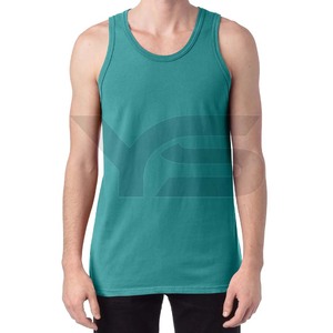 2023 hommes décontracté Gym débardeur XL taille couleur unie haute impression personnalisable étés plaine débardeur coupe régulière Plus sans manches - Product Image 1