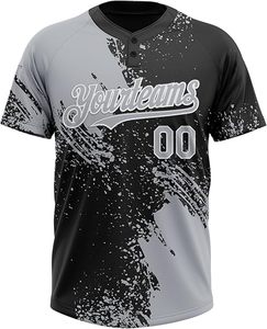เสื้อซอฟต์บอลผ้าเจอร์ซีย์ผ้าระบายอากาศได้ดีดีไซน์ซับลิเมตสำหรับ2025 - Product Image 2
