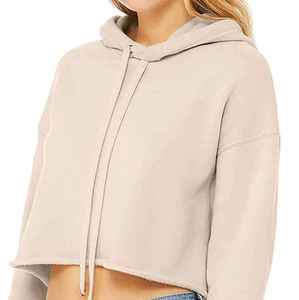 Sudaderas con capucha transpirables antiarrugas de alta calidad para mujer superventas nueva llegada precio barato servicio OEM mejor Crop Top sudaderas con capucha - Product Image 4