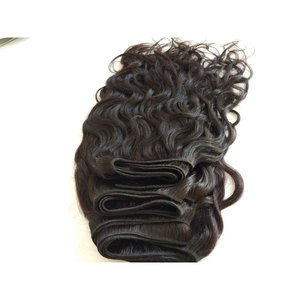 Cheveux humains indiens bruts de temple, ondulés, 30 pouces, sans nœuds, donneur unique - Product Image 4