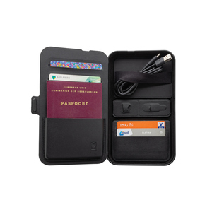 Custodia da viaggio promozionale con prodotto porta carte carica Evi - Product Image 6