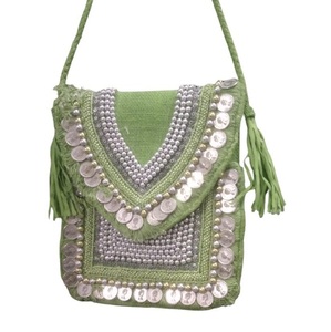 Bolso de mano de noche de lona con cuentas personalizado de lujo con cadenas decoración de borlas para Bodas de mujeres al por mayor Guru Kirpa Exports - Product Image 5