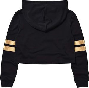 Sudadera con capucha corta para mujer Color sólido con cremallera Estilo Estampado informal para gimnasio Fitness Tallas grandes Diseño OEM para verano - Product Image 6