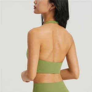 QUICK DRY High Quality U Neck Yoga <b>Bra</b> Clothing <b>Sports</b> <b>Bras</b> for Women Custom Fitness Workout Gym Sexy <b>Backless</b> <b>Bra</b> Gym Crop Top - Product Image 4