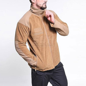 Top Selling High Quality Eco-Friendly Breathable <b>Sherpa</b> Jacket Winter Stand Collar Front Men Made Pakistan Customizable - Product Image 2