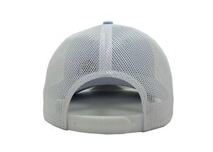 Sombrero de camionero azul con logotipo bordado personalizado al por mayor, gorra ligera, gorra ajustable de fábrica OEM de Vietnam para ropa de calle - Product Image 5