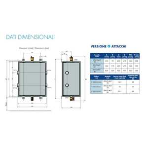Acumulador Inercial Mut de 80 L con 4 Conexiones de 11/4 para Sistemas HVAC - Product Image 2