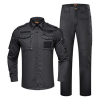 Ensemble uniforme de chasse camouflage pour homme, manches longues, respirant, en polyester, prêt à être expédié pour la saison printanière