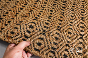 Tapis de sol en jute durable tissé à la main pour chambre à coucher et salon Tapis de décoration intérieure en fibre naturelle - Product Image 4