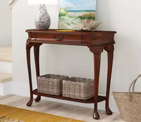 Tabouret ottoman de luxe moderne classique en bois avec incrustation d'os, design réglable, pour chambre, cuisine, salon, hôtel, artisanat Crescent