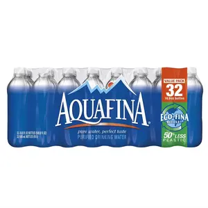 Aquafina Purified Bottled Drinking Water, 16.9 oz, 24 Pack Bottles