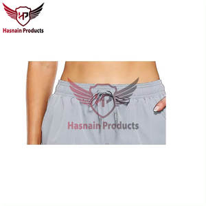 Short de sport respirant pour femmes, tissu athlétique à séchage rapide avec poche à logo pour le yoga en plein air, la course et l'exercice de gymnastique, nouvel arrivage - Product Image 2