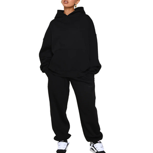 Chándales con Capucha para Mujer, Tallas Grandes, Calidad Premium, 100% Algodón, Ligeros, de Secado Rápido, Ropa Deportiva, Logotipo Personalizado - Product Image 1