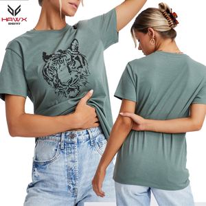 Derniers t-shirts pour femmes conçus de couleur unie Style décontracté pour adultes été tissu tricoté bouton et dentelle décoration - Product Image 6