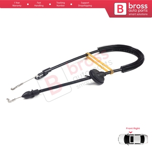 สายเคเบิลปลดล็อคประตูด้านใน BDP198 ด้านหน้าขวา 58 ซม. สำหรับ Caddy MK3 2K 2004-2015 Touran MK1 1T 2003-2015 2K0837114B - Product Image 6
