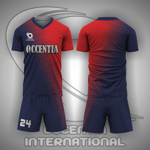 Top Selling Team Wear Soccer Uniform <b>Set</b> Wholesale Made Pakistan Unisex Short Sleeve Soccer Jersey 100% Polyester Breathable - Product Image 2