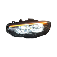 SJC 1:1 Faro Delantero LED Automático para BMW Serie 4 M4 F32 F82 F33 F36 M3 F80 2013-2019 Coche V2 KION Lámpara Delantera Blanca DRL Sistema de Iluminación para Automóvil