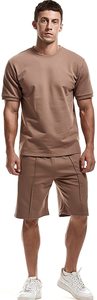 Summer Men Set Short Sleeve <b>Tshirt</b> Shorts Sets Two Pieces Fitness Set Casual Tracksuit - Product Image 6