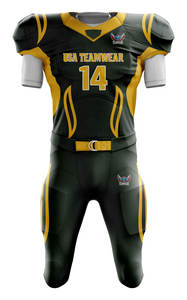 Uniforme de football américain pour hommes en Spandex/Coton, personnalisé, imprimé, grande taille, chemise et pantalon, respirant, antibactérien, anti-UV - Product Image 4