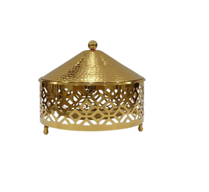 Cacerolas de Metal de Diseño Moderno, Calentador de Comida Estilo Árabe con Soporte de Malla Metálica, Nuevo Estilo - Product Image 6