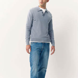 Camisas de manga larga para hombre de estilo único de punto informal, ropa de invierno de moda con etiqueta privada personalizada, camisas de manga larga para hombre de punto - Product Image 6