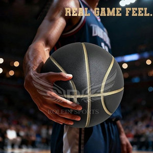 Balón de Baloncesto Personalizado de Alta Calidad para Entrenamiento y Partido, Material PU Duradero, Cámara de Goma Natural, Colores y Logotipo Personalizados, OEM - Product Image 3