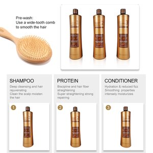 Protein <span class=keywords><strong>Keratin</strong></span> tedavisi 1000ml hasar tamir saç bakımı profesyonel Salon brezilyalı <span class=keywords><strong>Keratin</strong></span> saç düzleştirme kremi - Product Image 4