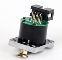 Prise Ethernet RJ45 étanche IP65, industrielle, circulaire, blindée, de type D, à montage sur panneau, Gigabit RJ45 pour équipement