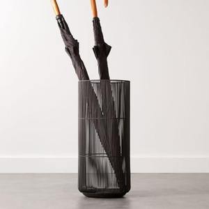 Multipurpose <b>Metal</b> Umbrella Stand Also Holds <b>Walking</b> <b>Sticks</b> Canes Collapsible Drip Tray Organizer For Home Office Use - Product Image 4