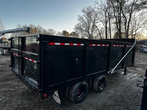 Remolque de Volteo de Cuello de Cisne Doble de 24.9K 8x20 con Gatos Hidráulicos para Uso con Tractor Agrícola - Product Image 3