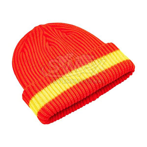 หมวกบีนนี่ผ้าฟลีซลายแจ็คการ์ดขายดี MOQ ต่ำ สำหรับผู้ใหญ่ สีตามสั่ง ดีไซน์ล่าสุด ราคาประหยัด - Product Image 3