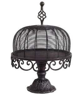 Noir fini pour anniversaire événement fête présentoir en gros en vrac Durable longue durée qualité métal forme ronde gâteau support - Product Image 1