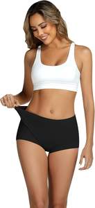 Everyday Bliss <b>Womens</b> Hipster <b>Underwear</b> Panties Knitted Embroidery Soft Cotton Blend Airy Feel Flexible Secure Fit Full Coverage - Product Image 2