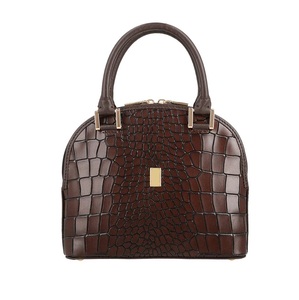 2025 sacs à main de luxe pour femmes sacs à main pour femmes motif Crocodile en cuir véritable grande capacité fermeture éclair Logo personnalisé pour un usage quotidien OEM - Product Image 1