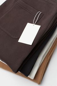 Pantalones Deportivos Holgados para Hombre, Estilo Urbano, con Logotipo Personalizado, Pantalones Deportivos de Forro Polar de Color Sólido para Invierno - Product Image 4