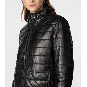 Chaqueta Acolchada de Piel de Oveja, Nueva Moda, Plegable, para Mujer, Abrigo Elegante y Cálido para Clima Frío - Product Image 3