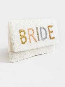 Jolie petite pochette de mariée avec des perles blanches pour les cadeaux de mariée parfaits aux prix de gros - Product Image 2