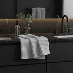 Toalla de Baño y Cara de Hotel, 100% Algodón Turco, Tipo Waffle Pique, 50x70cm, Alta Absorbencia, Secado Rápido, Fabricación Profesional en Turquía, Venta al Por Mayor - Product Image 6