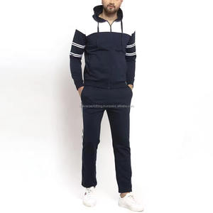 Men's XL Size High Quality Fleece Sweatsuit <b>Top</b> Selling Patchwork Design Custom Logo Seamless Print Technology Sets Plus Size - Product Image 1