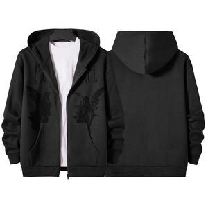 Sudaderas con Capucha Personalizadas para Hombre al por Mayor, 100% Algodón, Transpirables, Resistentes al Viento, con Cierre, Talla Grande, con Estampado en Relieve - Product Image 6