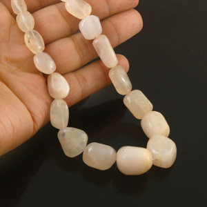 Perles d'opale rose naturelle, taille 8x9mm à 15x21mm, perles de pierre d'opale, brin de 16 pouces, fabrication de bijoux, lot en gros - Product Image 3