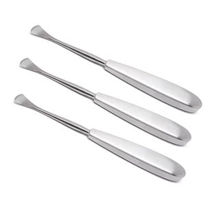 Langenbeck Manual de acero inoxidable elevador ortopédico ligeramente curvado 195mm 7,34 \ "ancho Romo no estéril reutilizable 10mm - Product Image 3