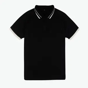 경쟁력있는 가격 사용자 정의 로고 옷깃 칼라 폴로 셔츠 골프 폴로 t 셔츠 티셔츠 유니폼 100% 폴리에스터