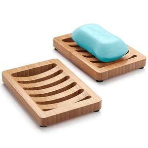 Plateau à savon en bois écologique Accessoires de bain polis et porte-savon décoratif Utilisation polyvalente Fait à la main à partir des bois - Product Image 6