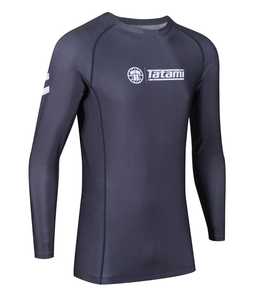 Rash Guard unisexe avec protection UV manches longues personnalisées pour hommes enfants Surf Compression Sport Fabric pour MMA BJJ 'Rush Guard' - Product Image 3