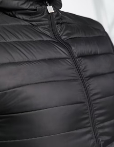 Chaqueta Bomber acolchada para hombre con cremallera, impermeable, a prueba de viento, ligera, aislada, con capucha, cálida, informal, elegante, para invierno - Product Image 4