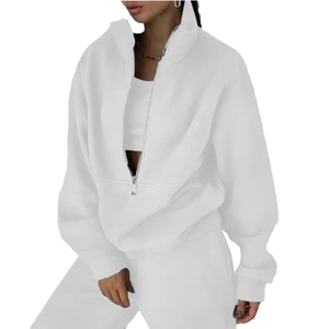 Ensemble décontracté confortable pour femmes, 2 pièces, sweat-shirt en molleton, vêtements de sport, streetwear, lavé, broderie personnalisée, grande taille - Product Image 5