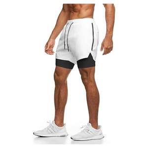 100% Polyester 5 pouces vêtements actifs maille Shorts tendance hommes haute rue respirant séchage rapide Gym équipement athlétique personnalisé - Product Image 3