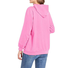 Sweats à capuche pour femmes Acid Wash Streetwear Oversize Drop Shoulder Heavyweight Hoodie en 100% Coton Respirant - Product Image 6