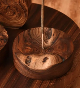 Porta Incienso de Madera Natural (Tallado a Mano) - Product Image 5